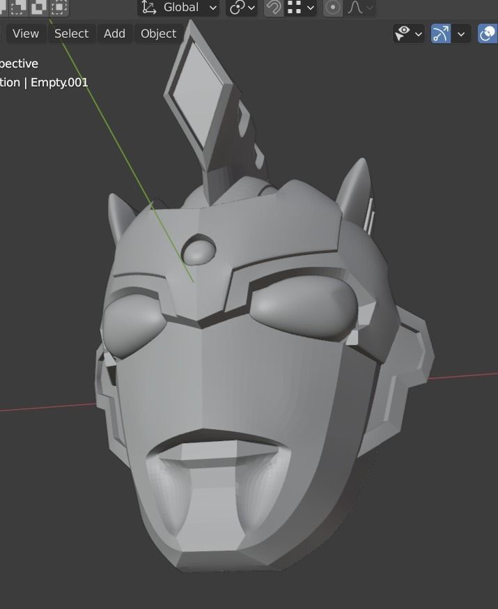 Ultraman Z Alpha Edge 3D printable helmet for cosplay 3D print model_12
