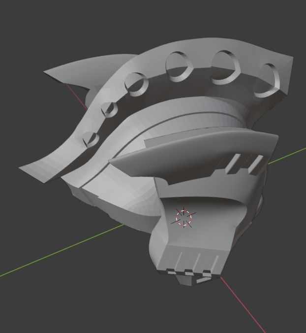 Ultraman Z Alpha Edge 3D printable helmet for cosplay 3D print model_17