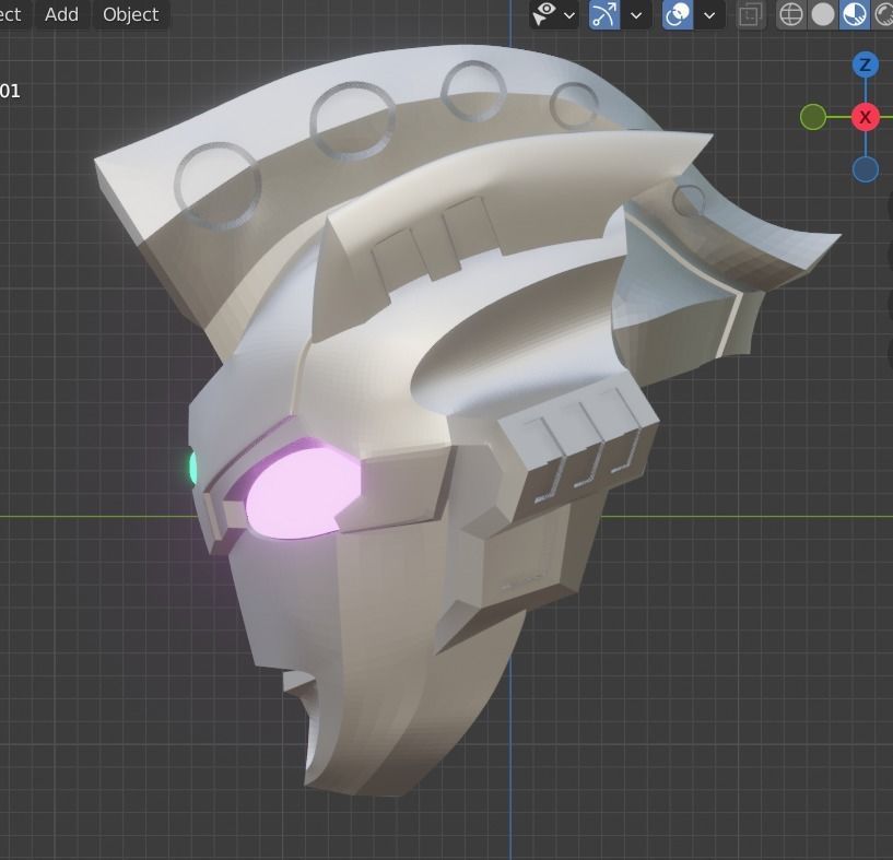 Ultraman Z Alpha Edge 3D printable helmet for cosplay 3D print model_7