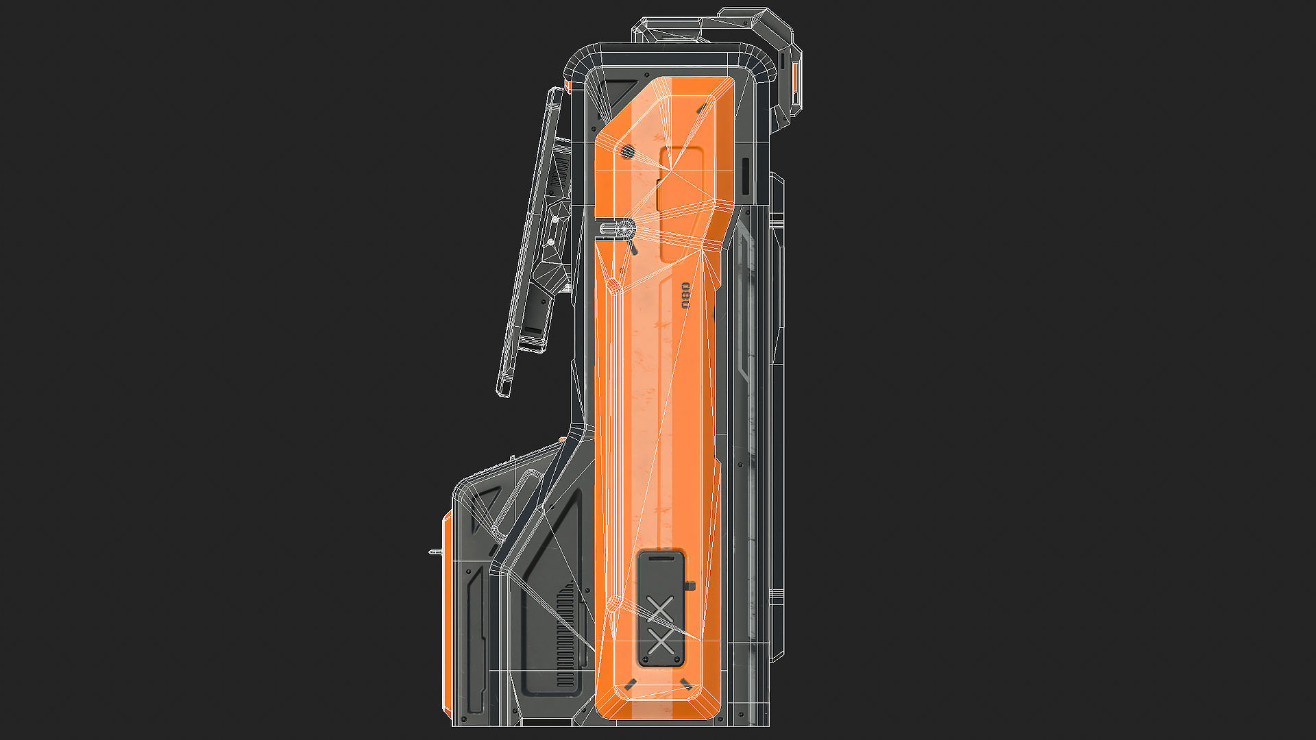 Sci-fi Termina Low-poly 3D model_5