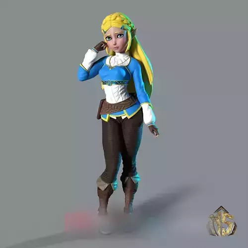 Princess Zelda 3D print model