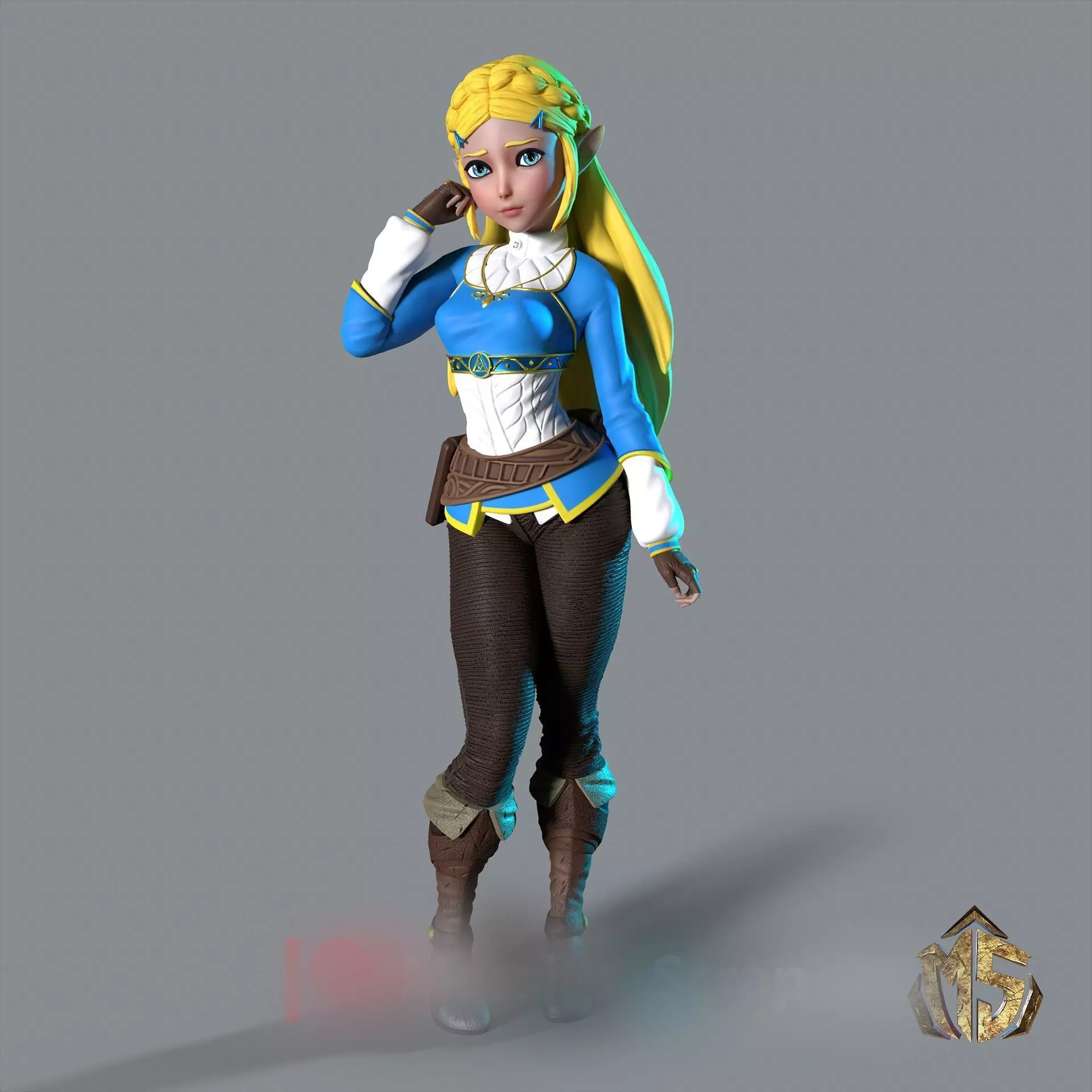 Princess Zelda 3D print model