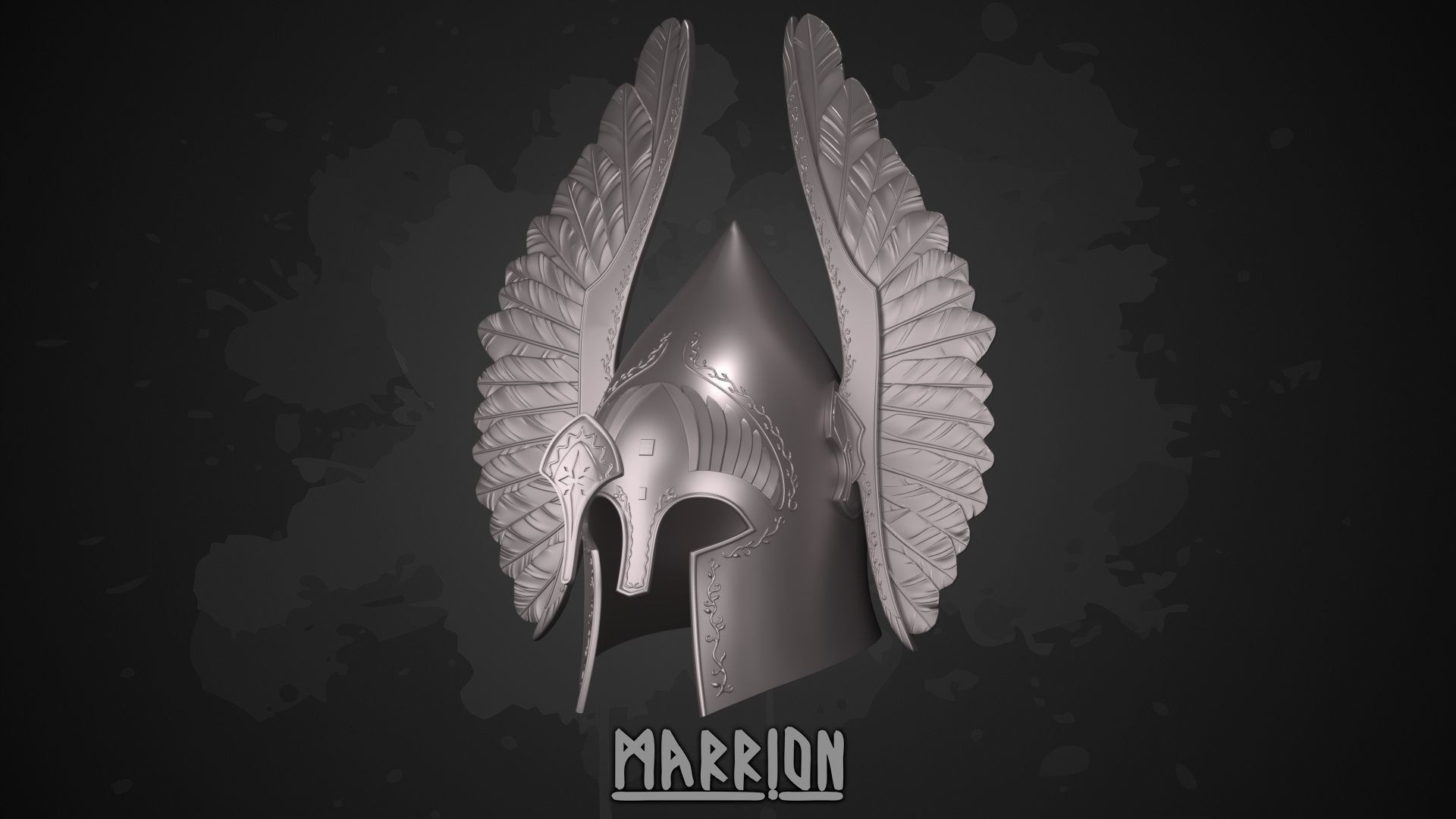 LEGACY Gondor Fountain Guard Kings Guard Helmet LoTR 3D print model_8