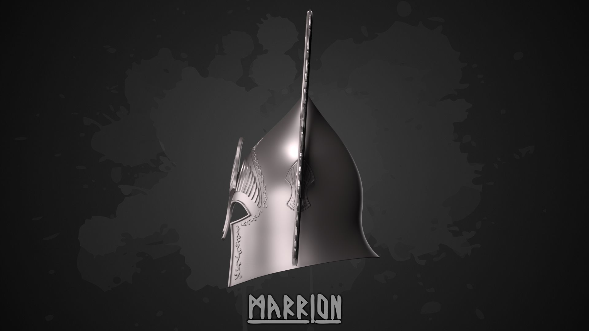 LEGACY Gondor Fountain Guard Kings Guard Helmet LoTR 3D print model_9