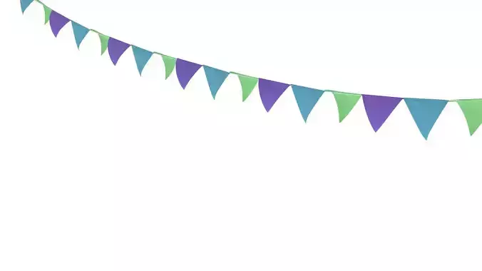3D Banner Animated 3D model