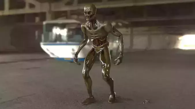 Gamerady fully rigger Zombie monster 