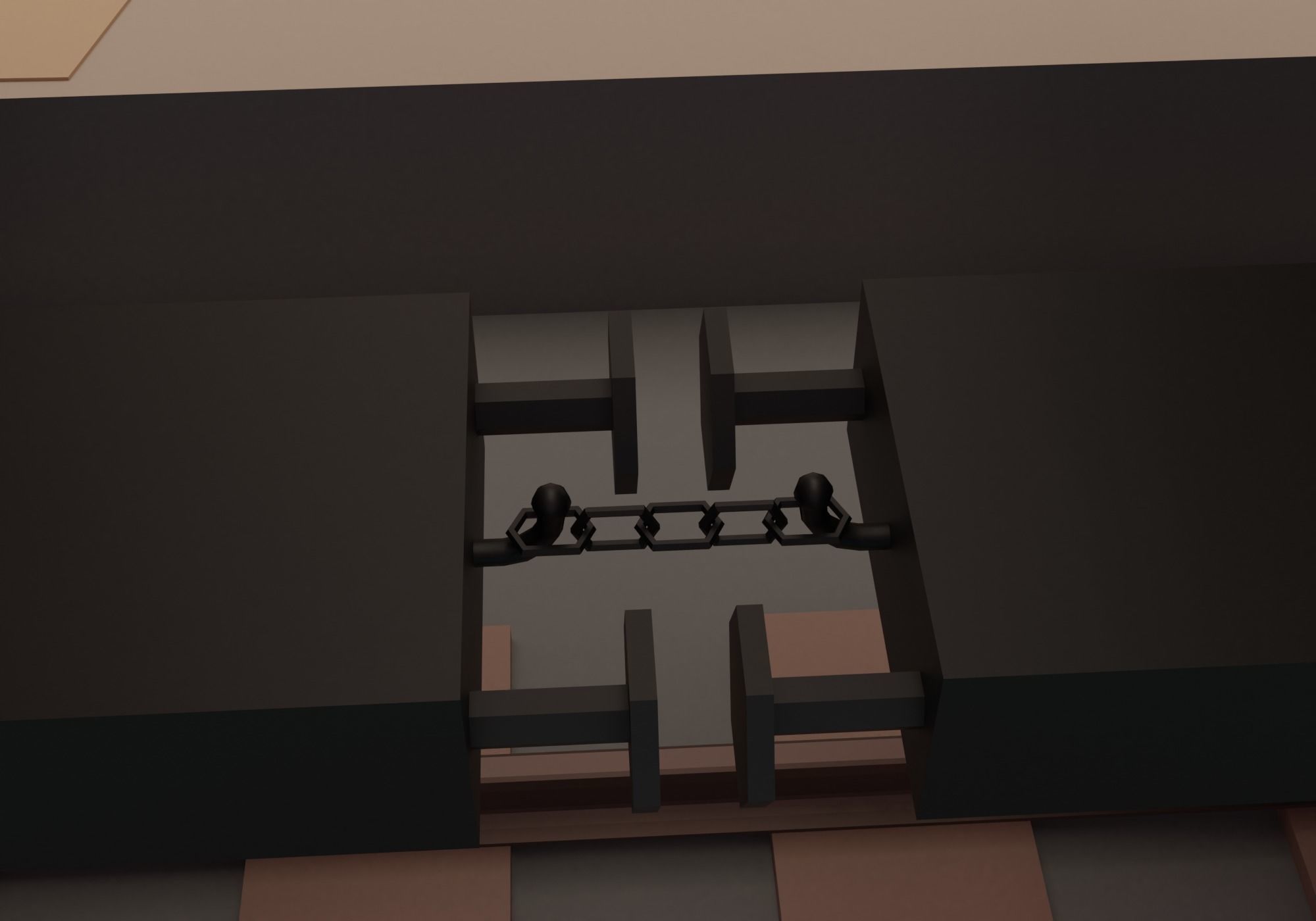 Train station Low-poly 3D model_18