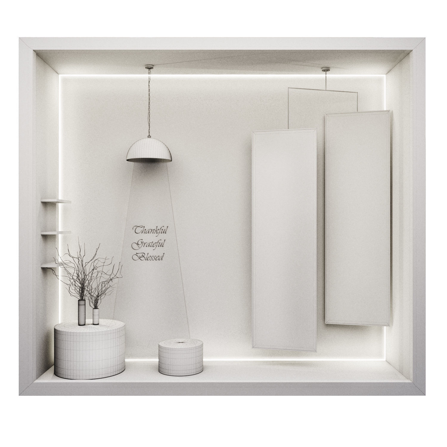 Shop Window-hometheme 3D model_2