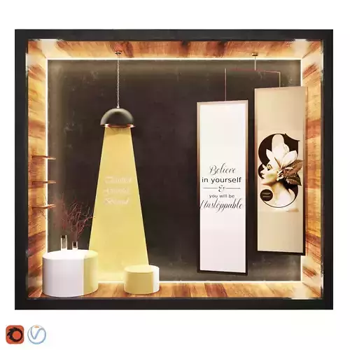Shop Window-hometheme 3D model