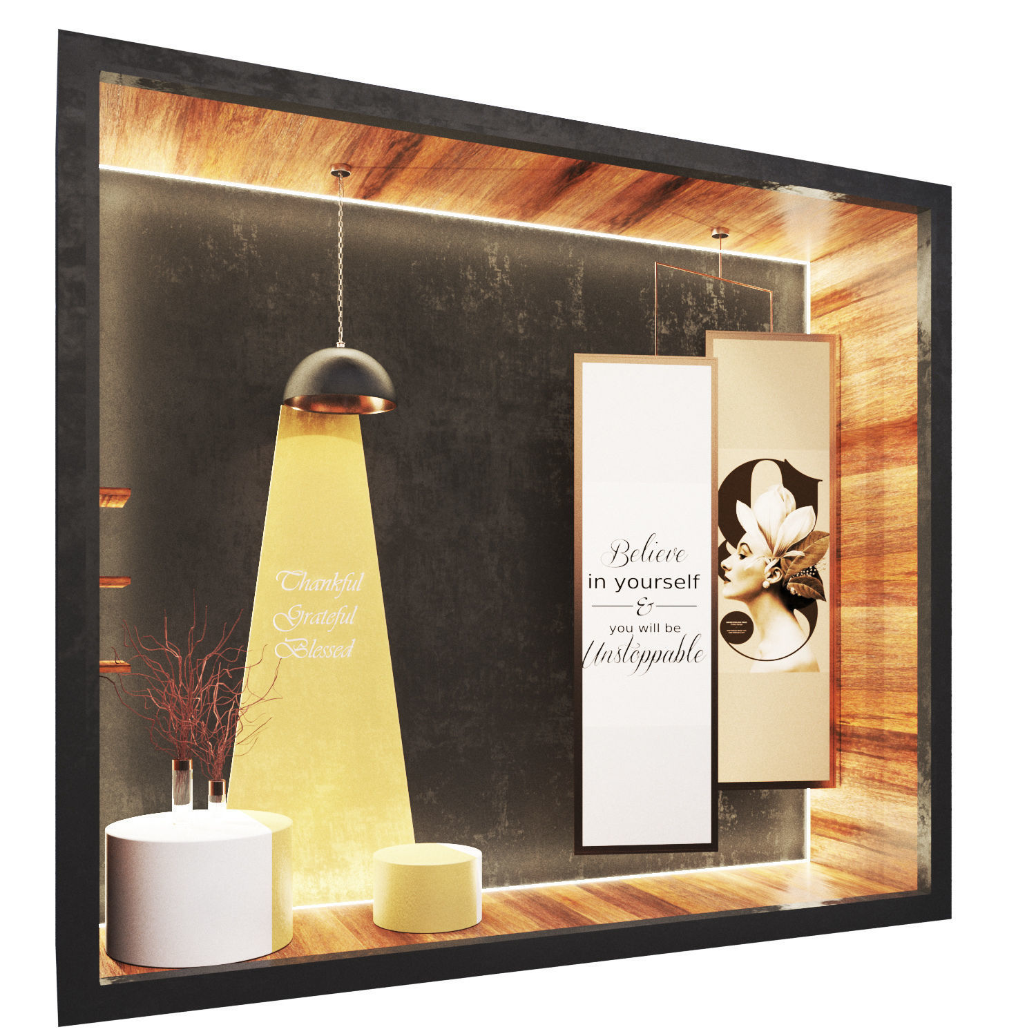 Shop Window-hometheme 3D model_1