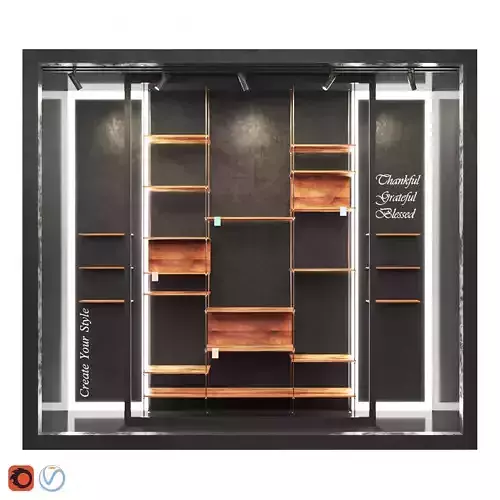 Shop Window-shelf 3D model