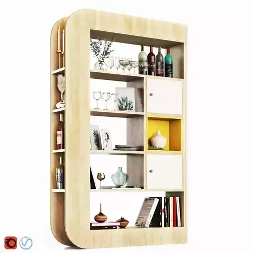 Decorative Shelves-Minh Tri 3D model