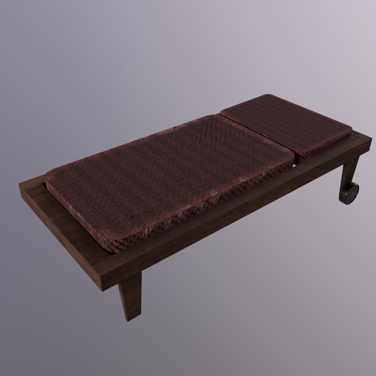 Stretcher - Game Ready-  Low Poly 3D Model Low-poly 3D model_3
