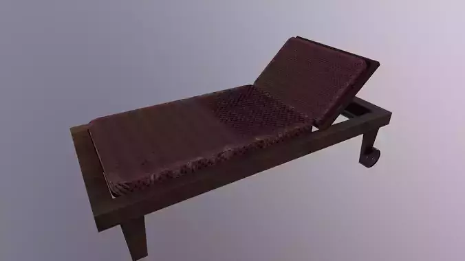 Stretcher - Game Ready-  Low Poly 3D Model