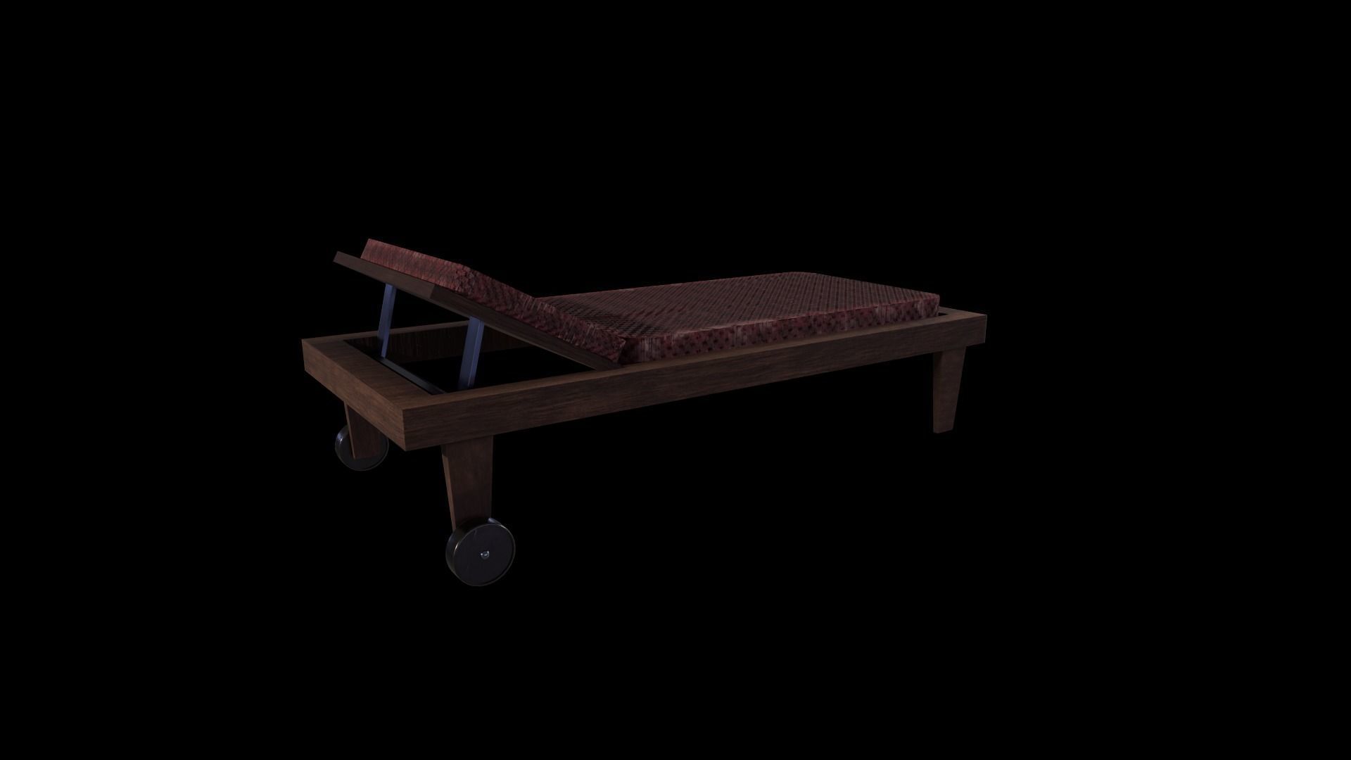 Stretcher - Game Ready-  Low Poly 3D Model Low-poly 3D model_2