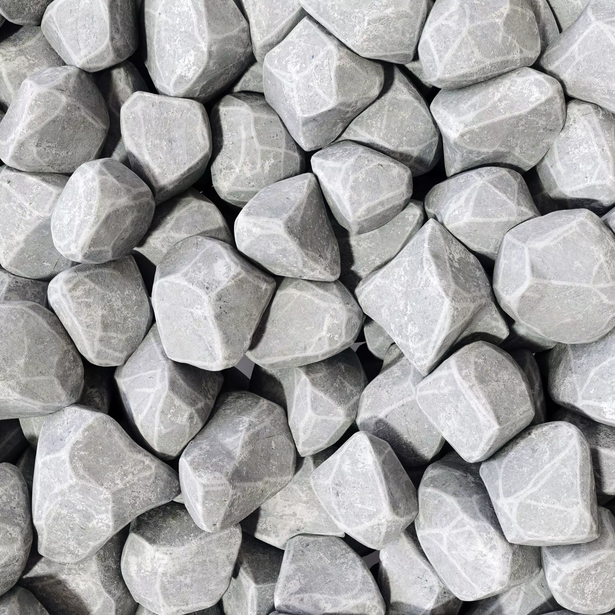 Gravel splinter smooth n1 3D model_0