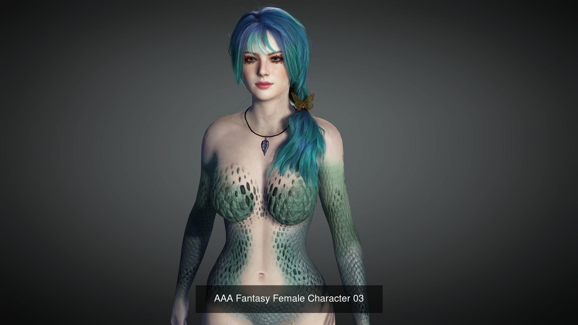 AAA Fantasy Female Character Pack 1 3D Model Collection_3