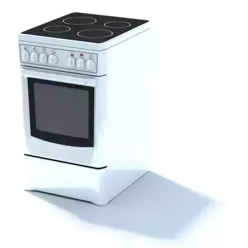 White Electric Oven