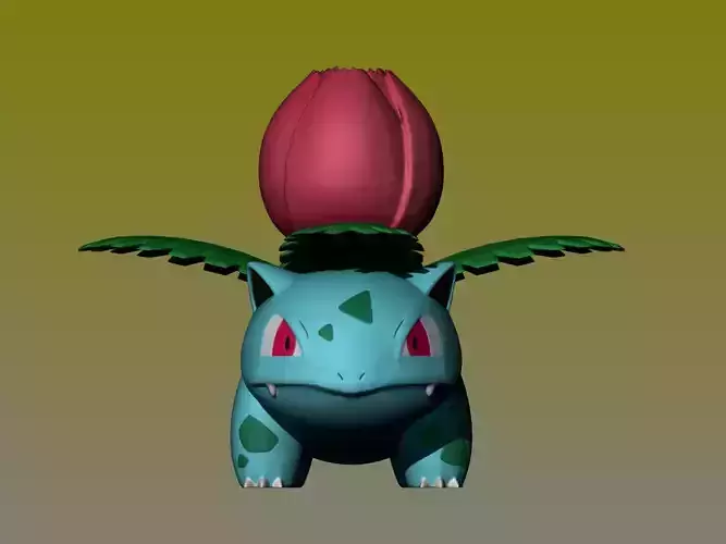 Pokemon Ivysaur 3D Model for 3D Printing