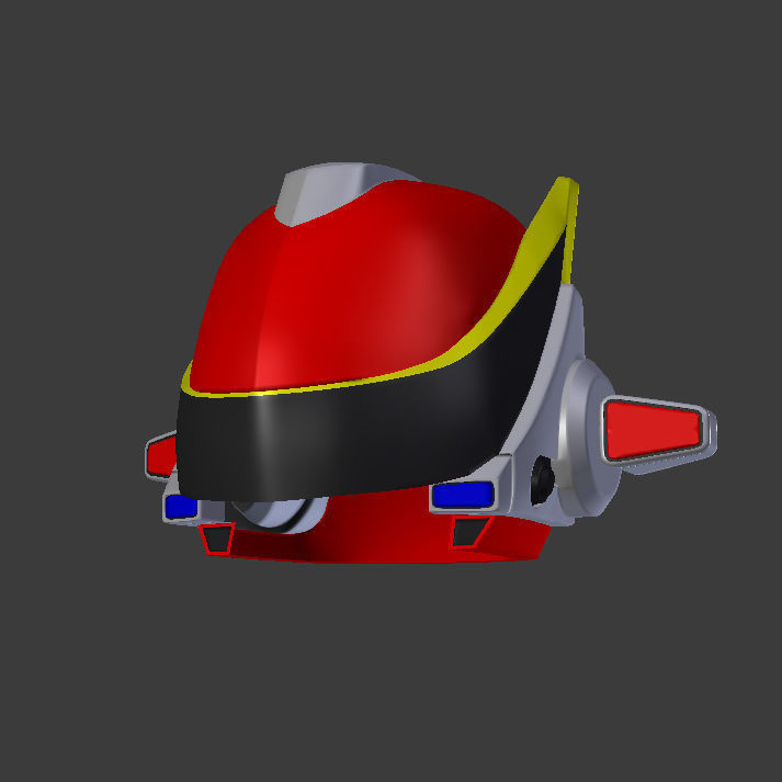 Machineman helmet 3D print model_2
