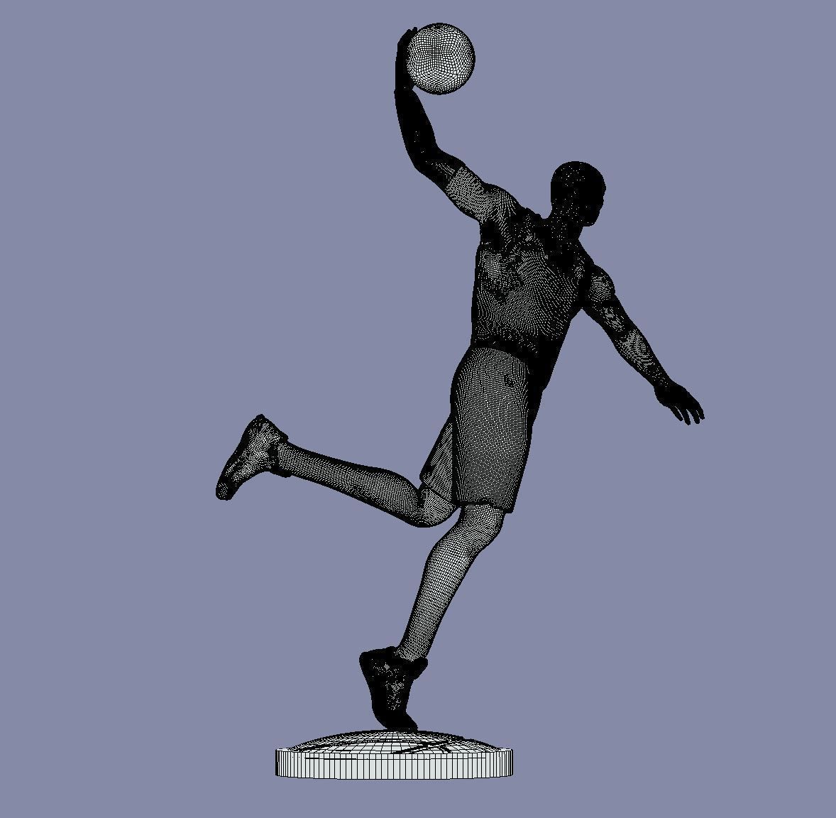 Kobe Bryant ready for full color 3d printing 3D print model_6