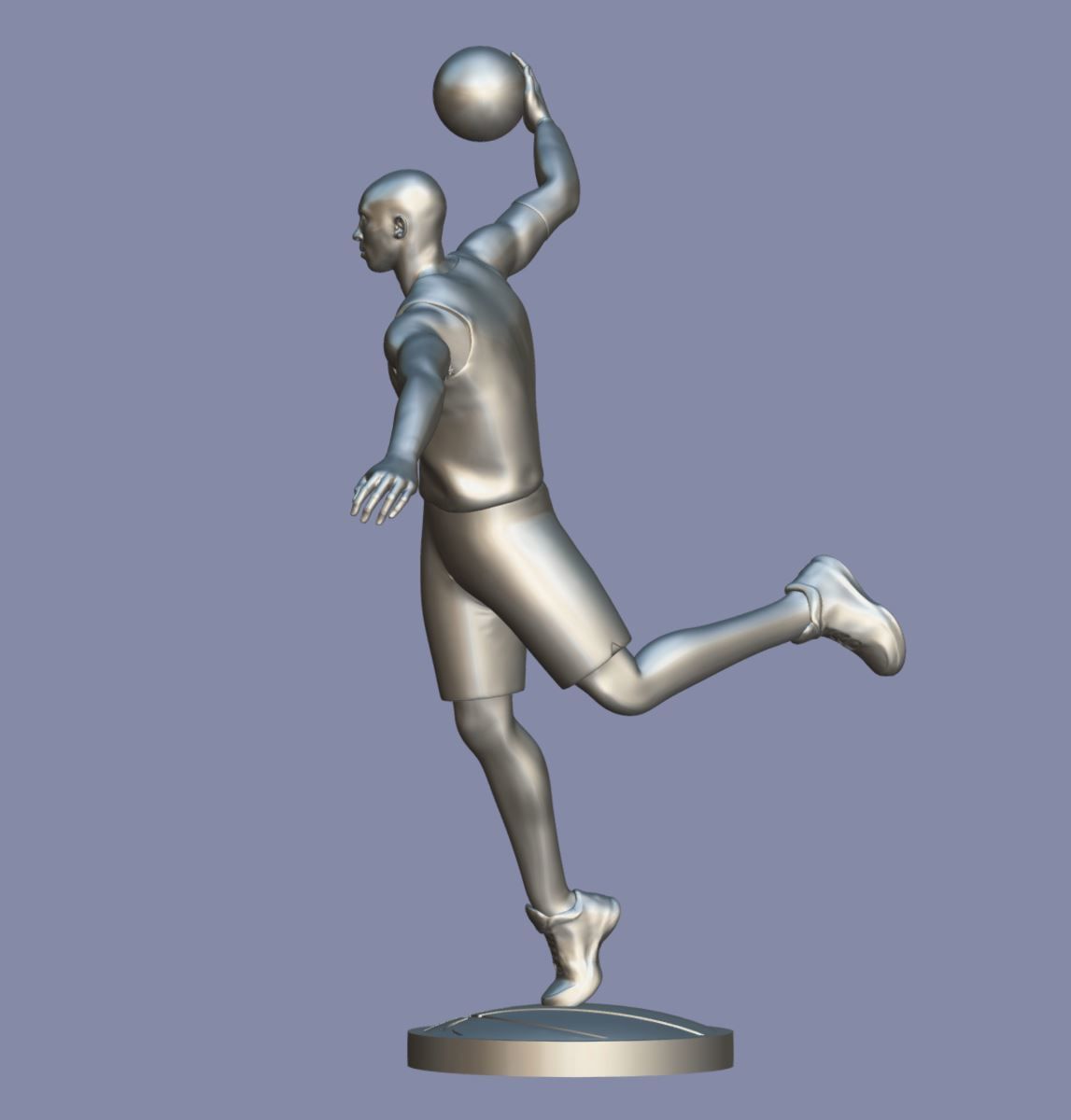 Kobe Bryant ready for full color 3d printing 3D print model_8