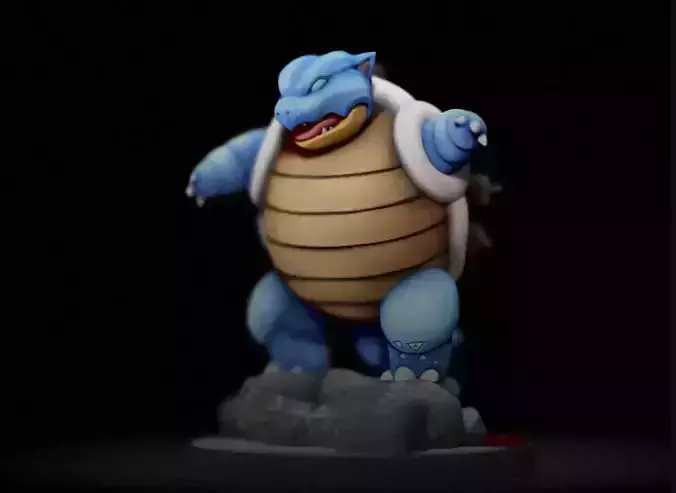 GIGANDYMAX BLASTOISE POKEMON 3D print model