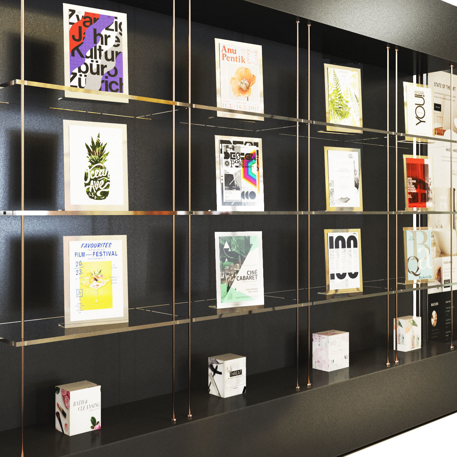 Showcase Exhibition  3D model_1