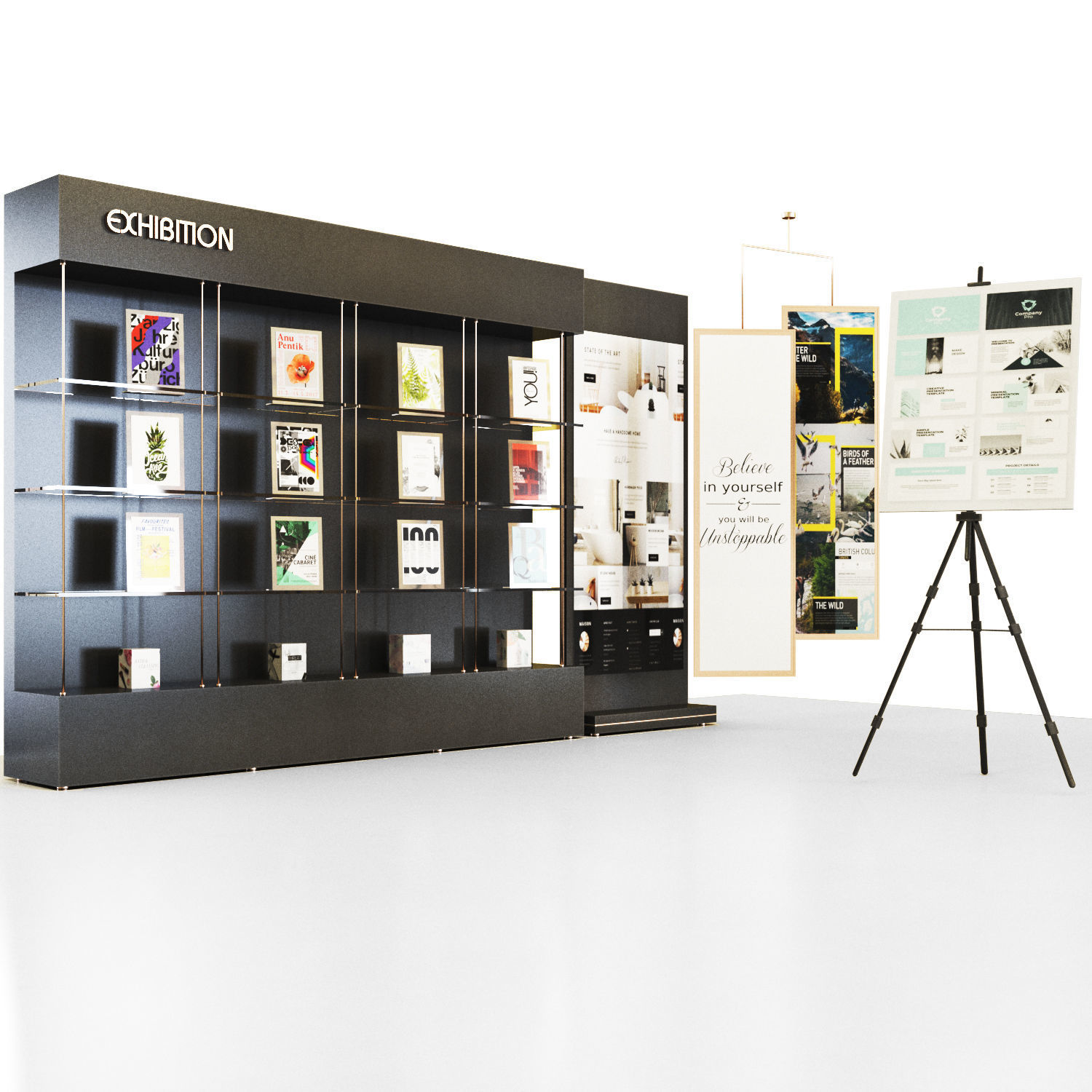 Showcase Exhibition  3D model_3