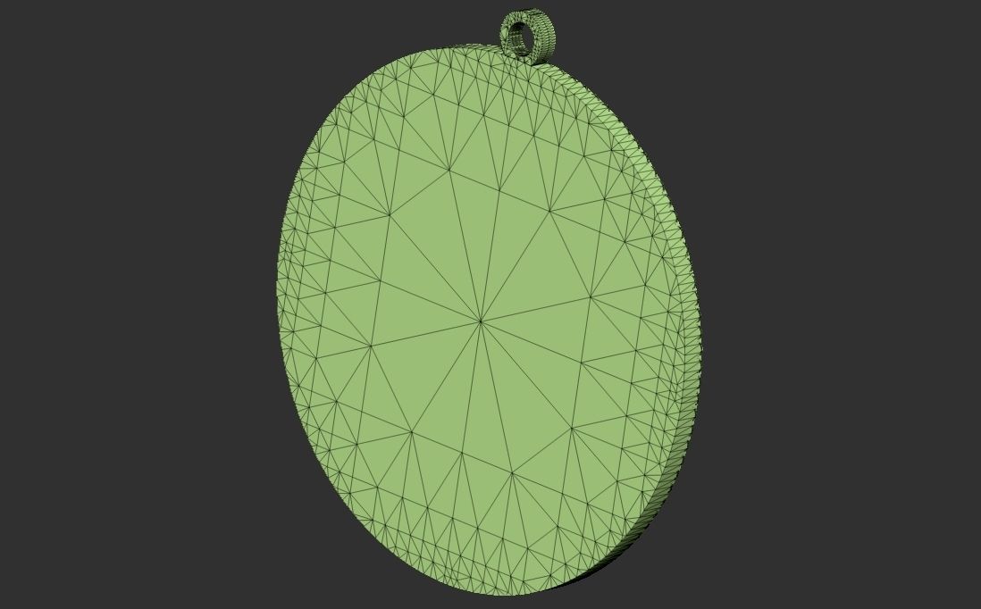 Jesus Christ medallion pendant 3D printing ready stl obj 3D print model_31