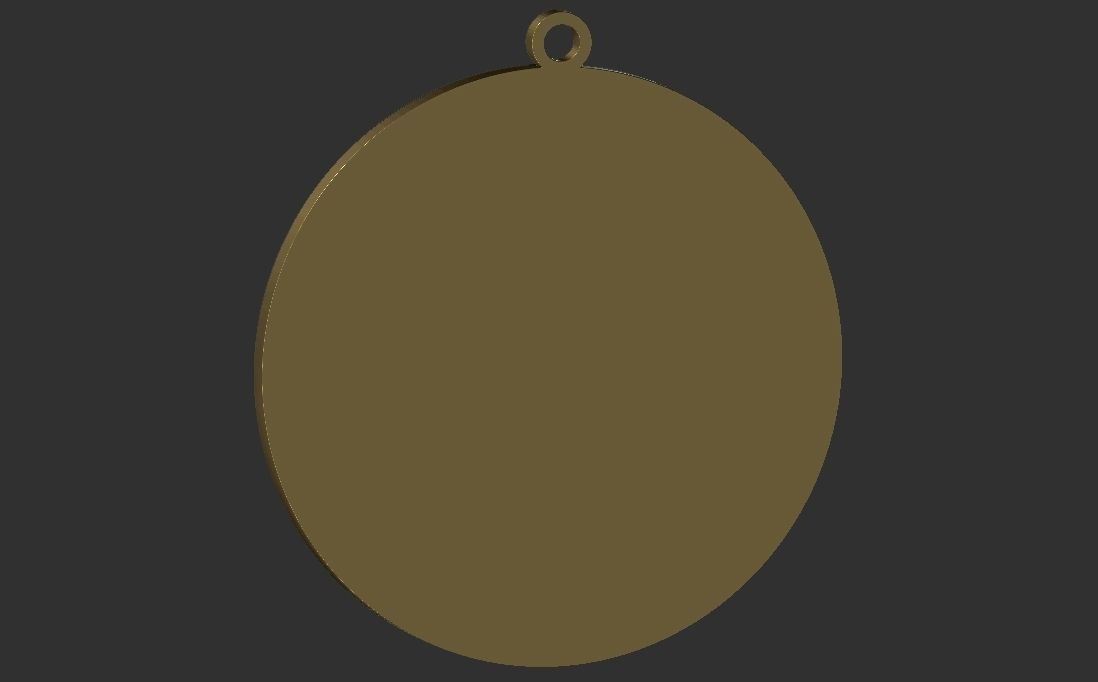 Jesus Christ medallion pendant 3D printing ready stl obj 3D print model_26