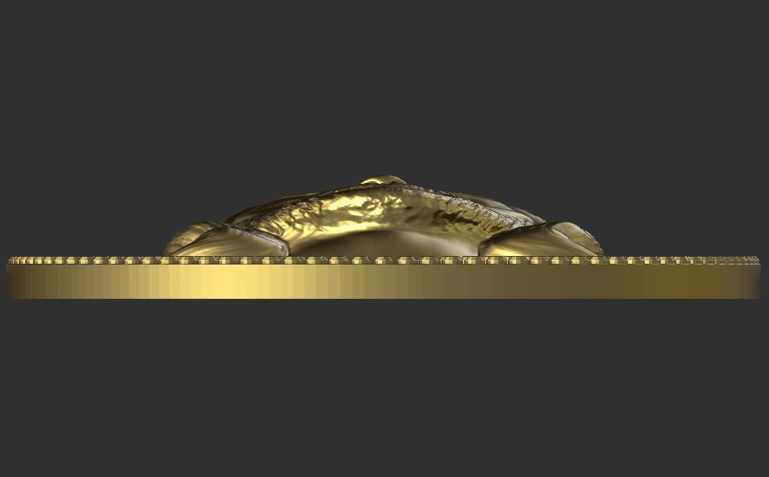 Jesus Christ medallion pendant 3D printing ready stl obj 3D print model_11