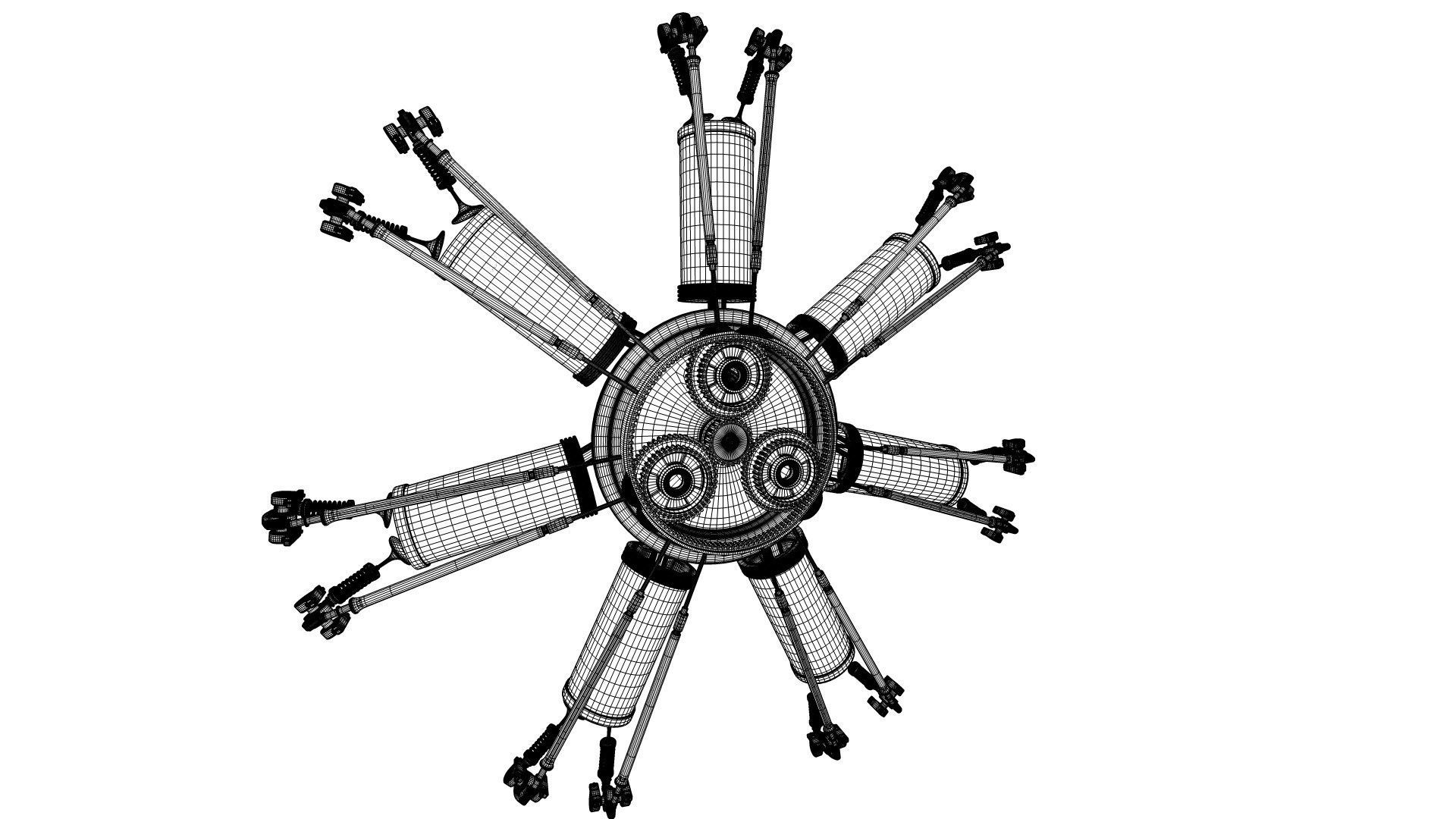 AirCraft Engine 3D model_30