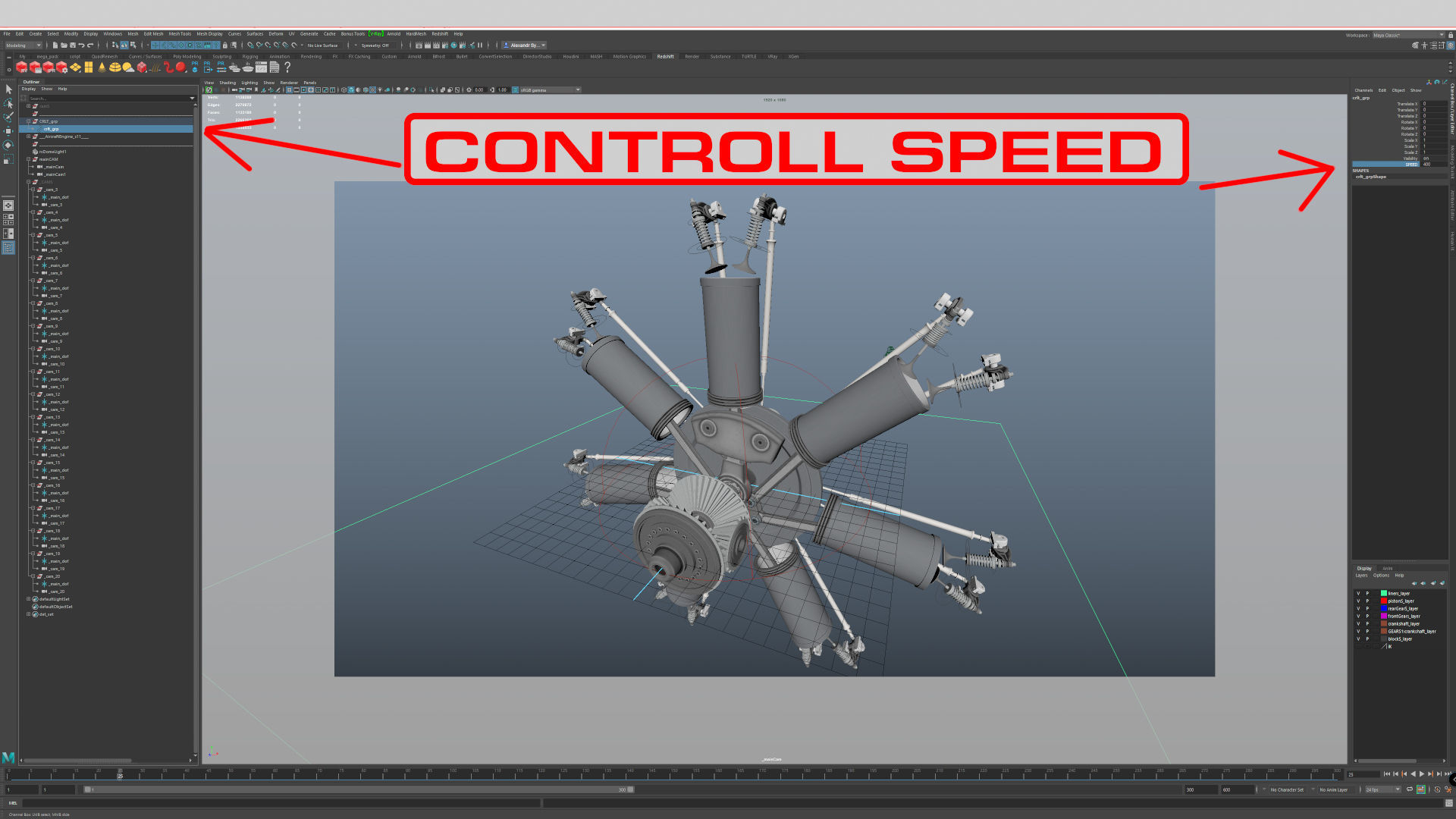 AirCraft Engine 3D model_26