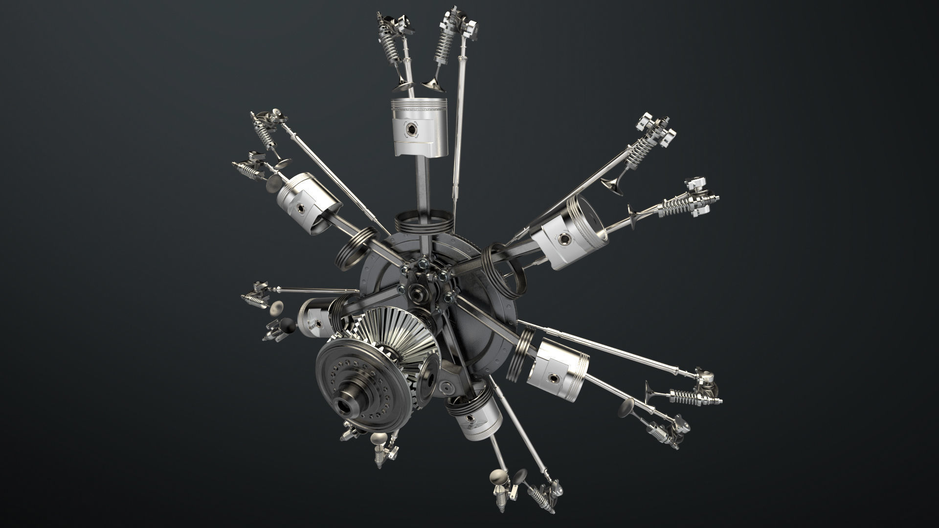 AirCraft Engine 3D model_23