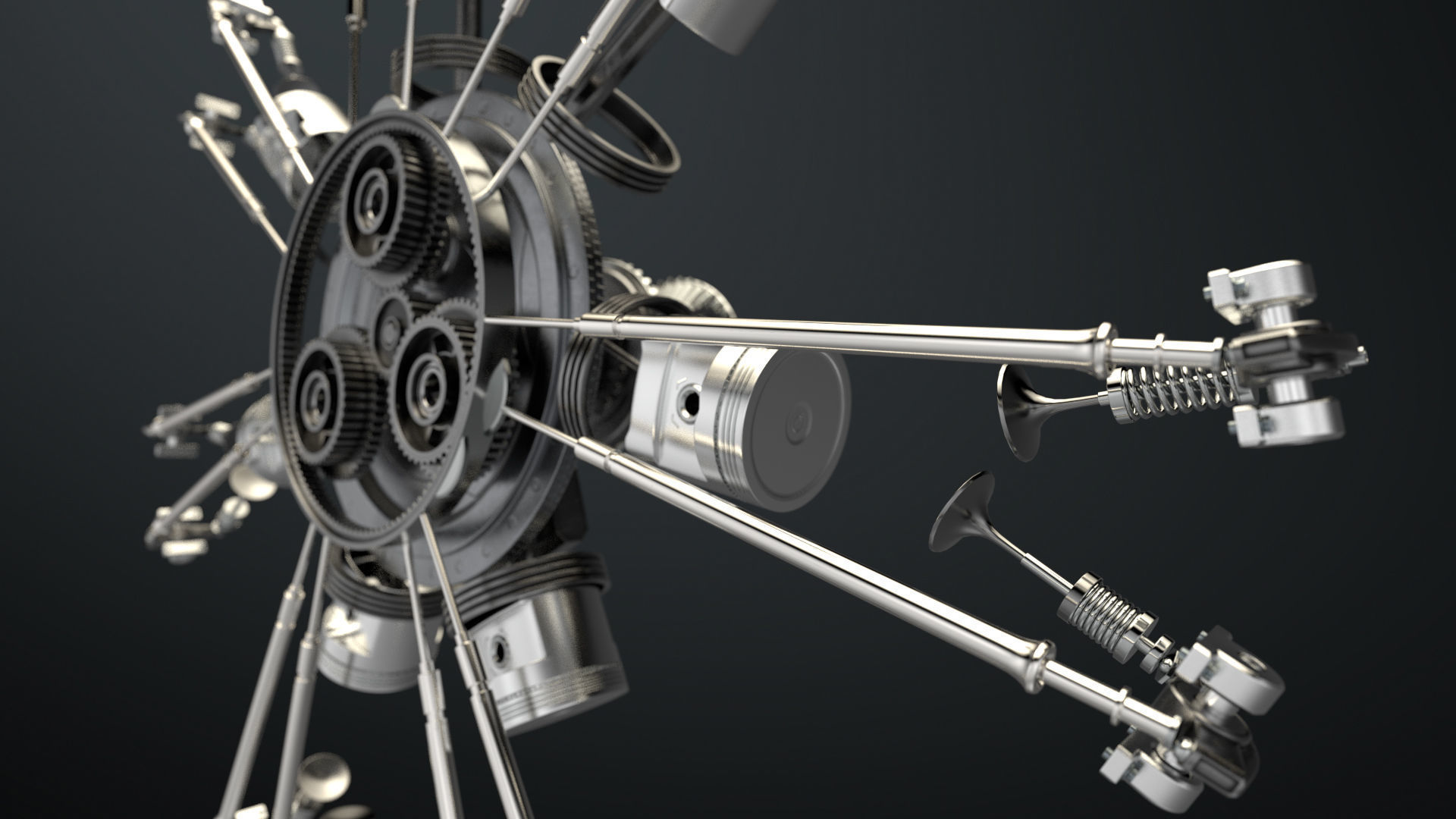 AirCraft Engine 3D model_13