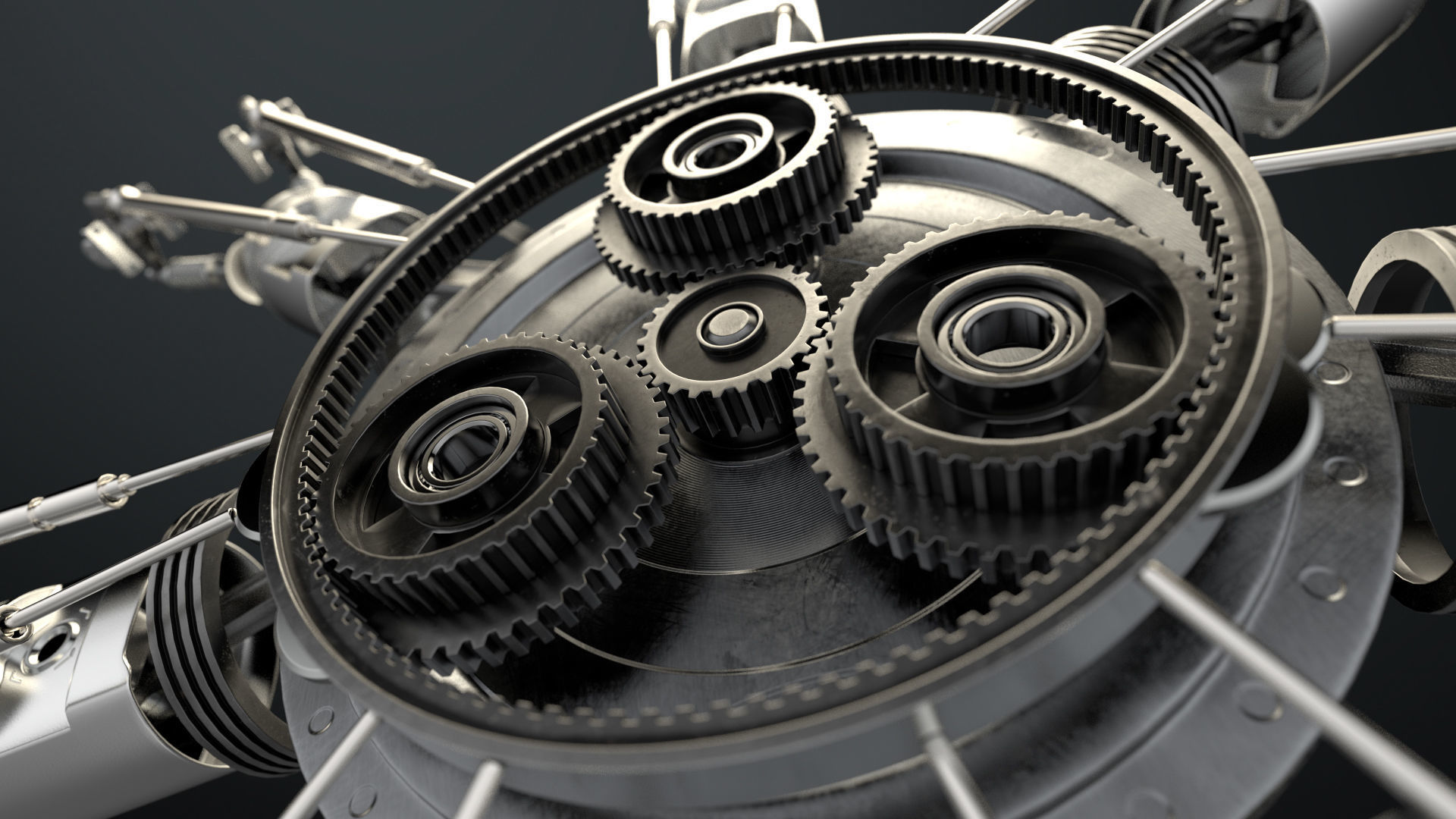 AirCraft Engine 3D model_10