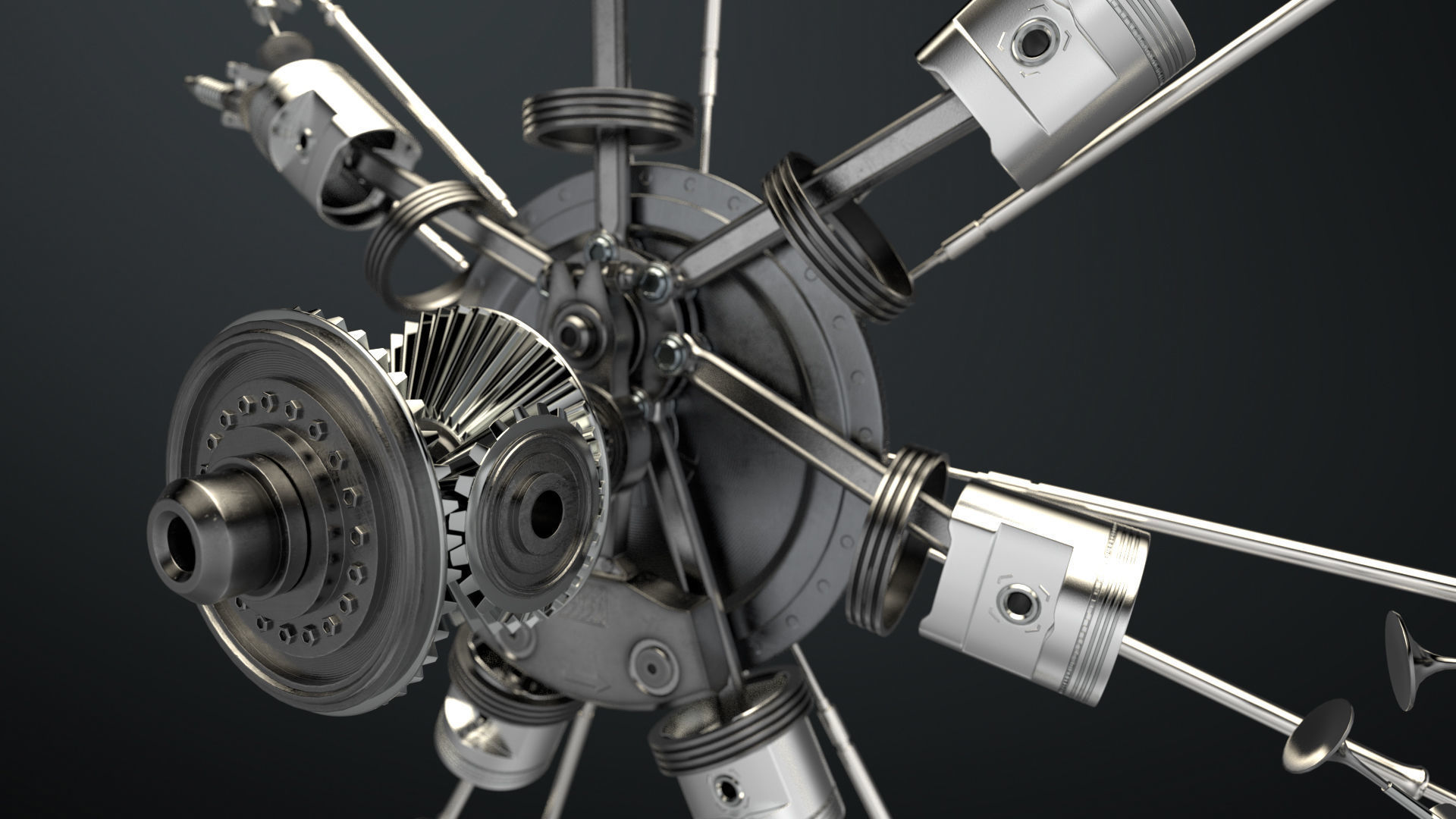 AirCraft Engine 3D model_17