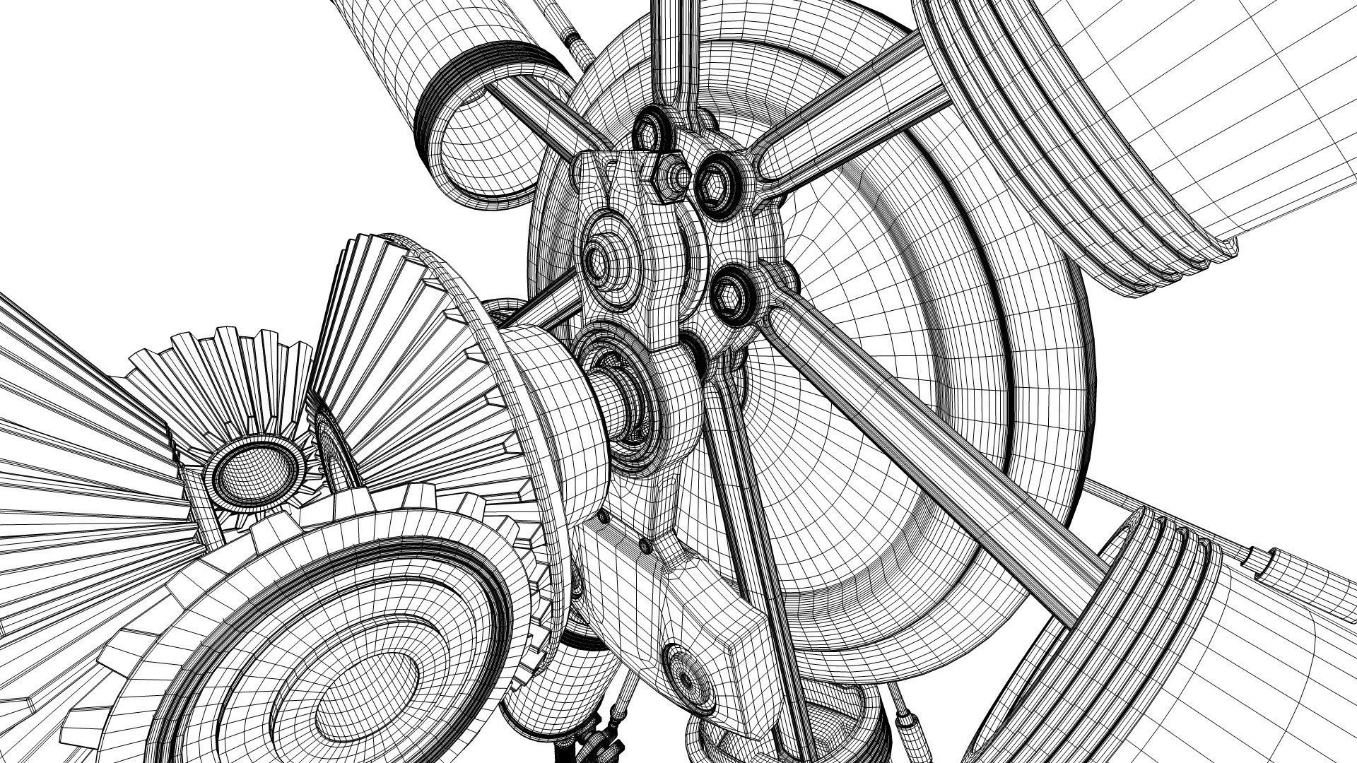 AirCraft Engine 3D model_34