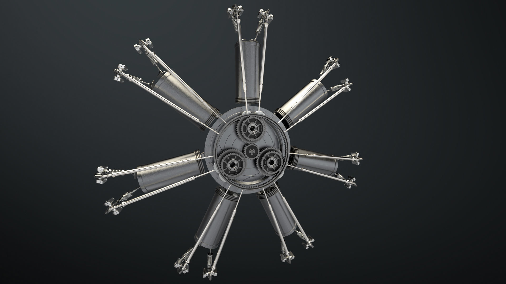 AirCraft Engine 3D model_5