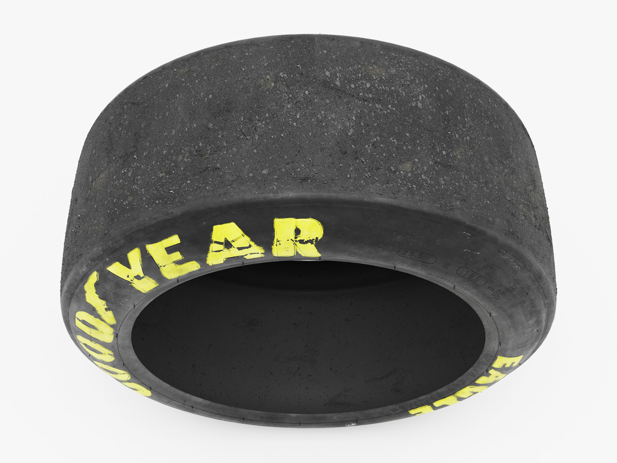 Goodyear Eagle Tire V2 Low-poly 3D model_2