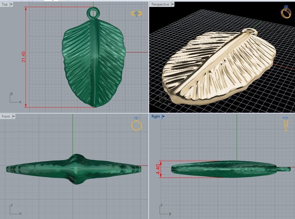 Feather 348 3D print model_3