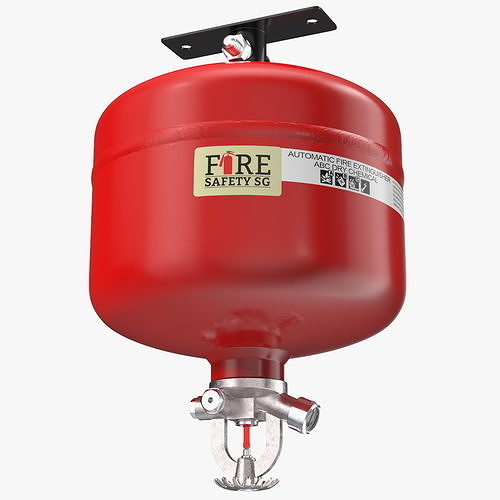 Fire Safety SG Automatic Fire Extinguisher 3D model