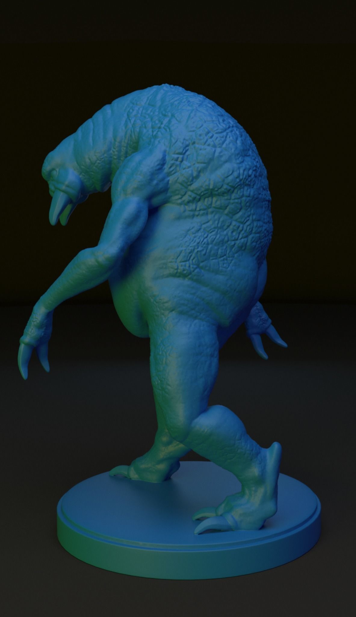 RPG  miniature monster Arachnoid 3D print model_2