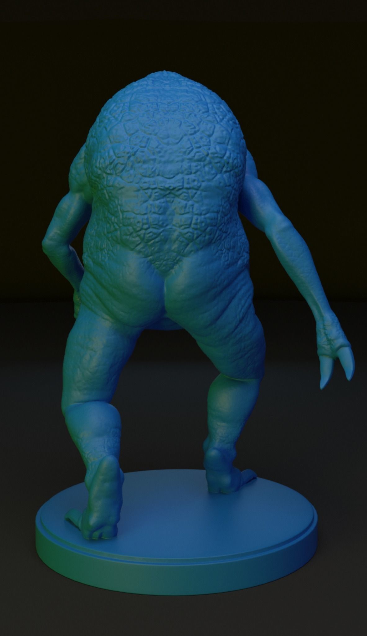 RPG  miniature monster Arachnoid 3D print model_5