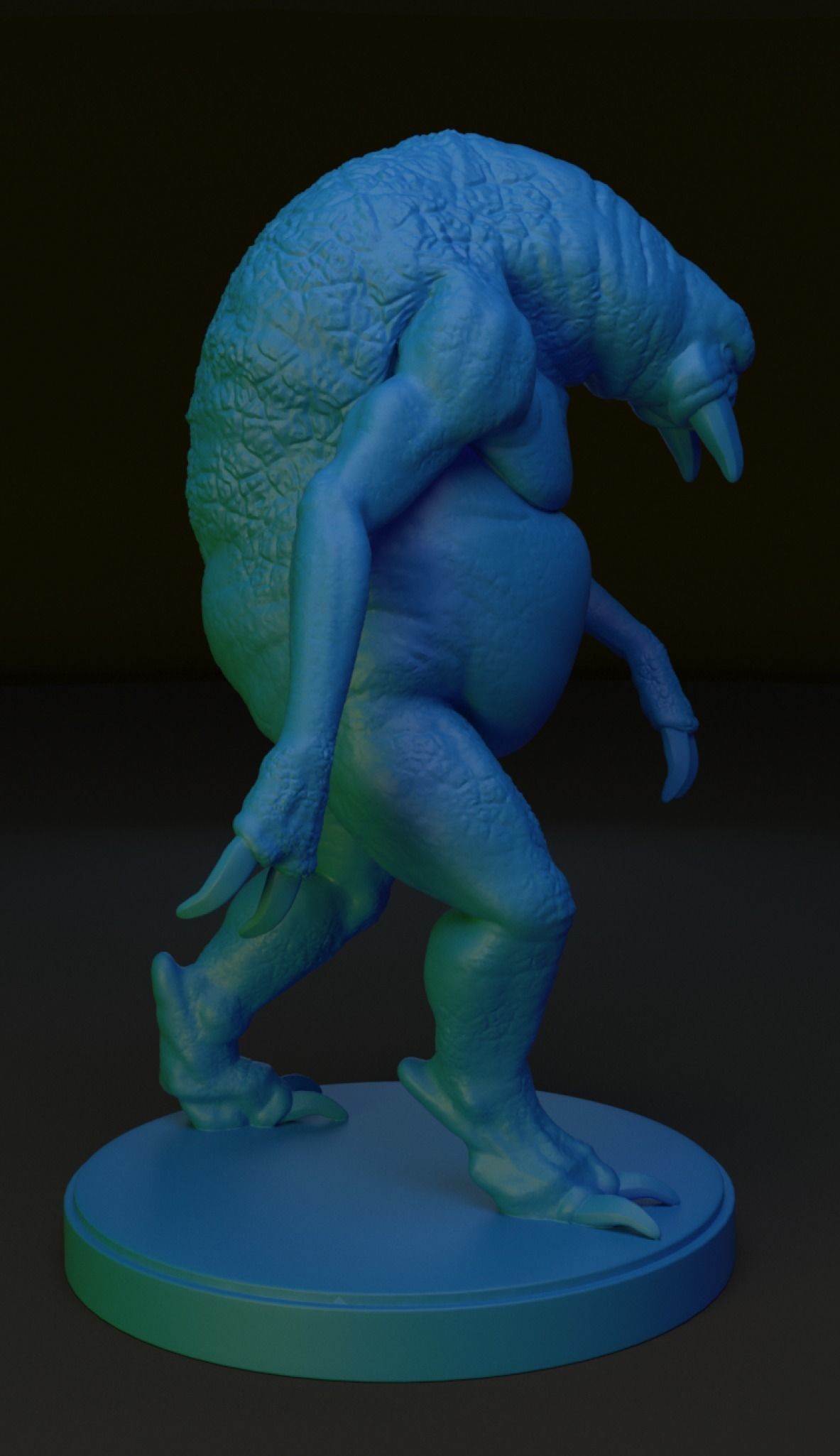 RPG  miniature monster Arachnoid 3D print model_4