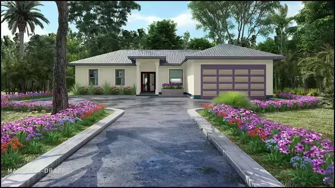 Full Furnished House 3 3D model