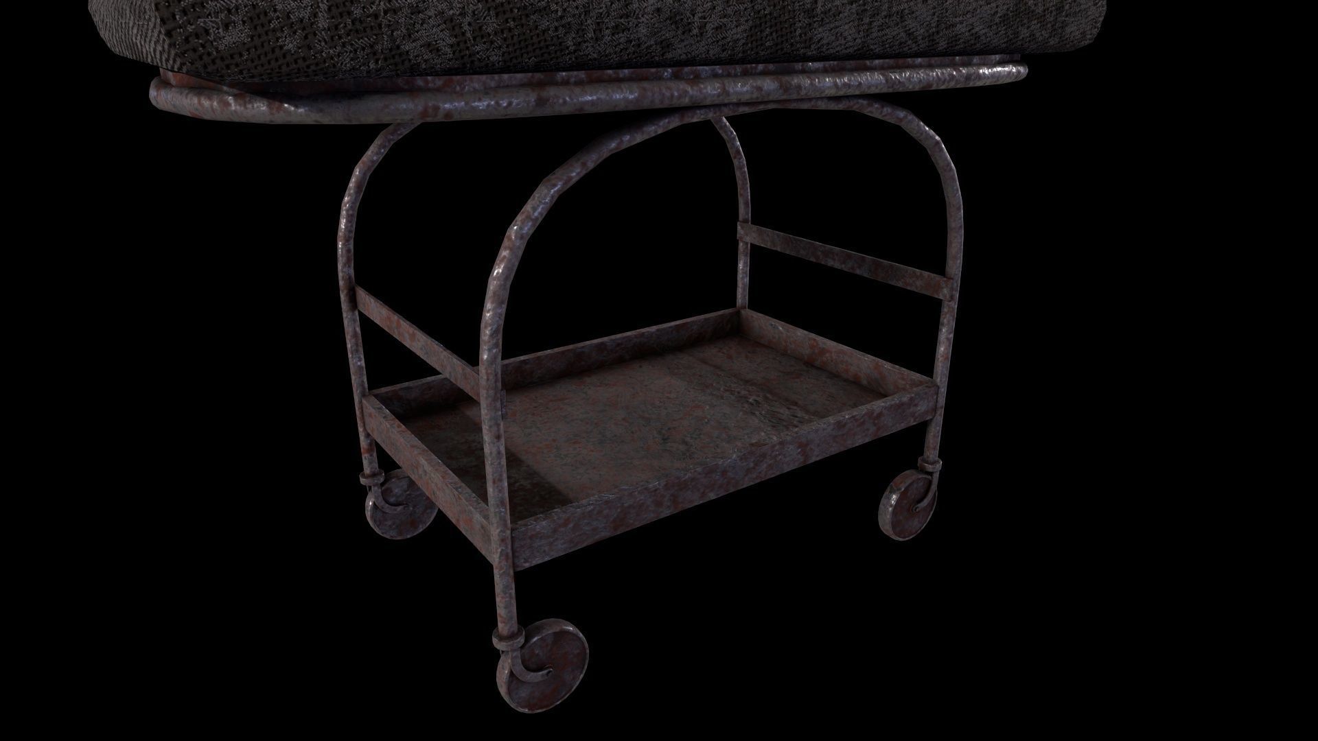 Stretcher - Game Ready - Low Poly PBR 3D Model Low-poly 3D model_5