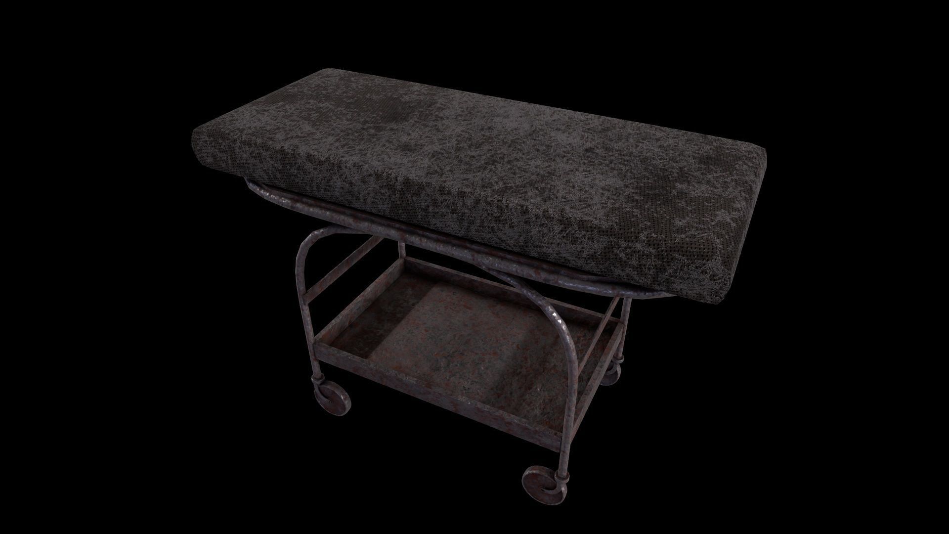 Stretcher - Game Ready - Low Poly PBR 3D Model Low-poly 3D model_4