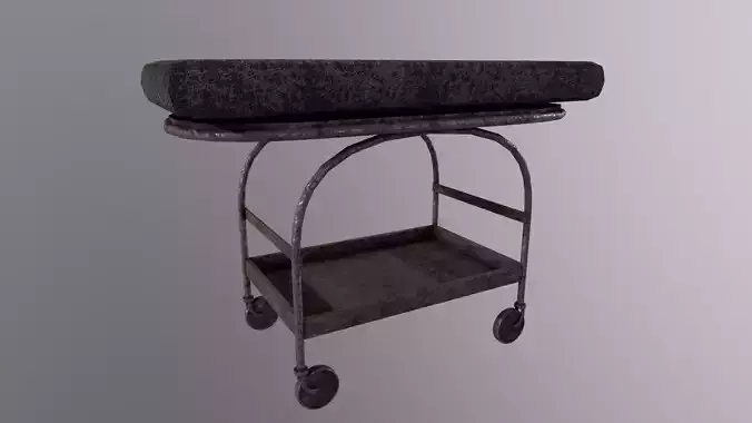 Stretcher - Game Ready - Low Poly PBR 3D Model